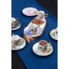 Набор фарфоровой кофейной чашки Blaze Peacock на 6 персон 90 мл 0128