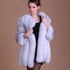 Autumn and Winter New Fashion Coat Women's Medium and Long Imitation Fox Fur Coat