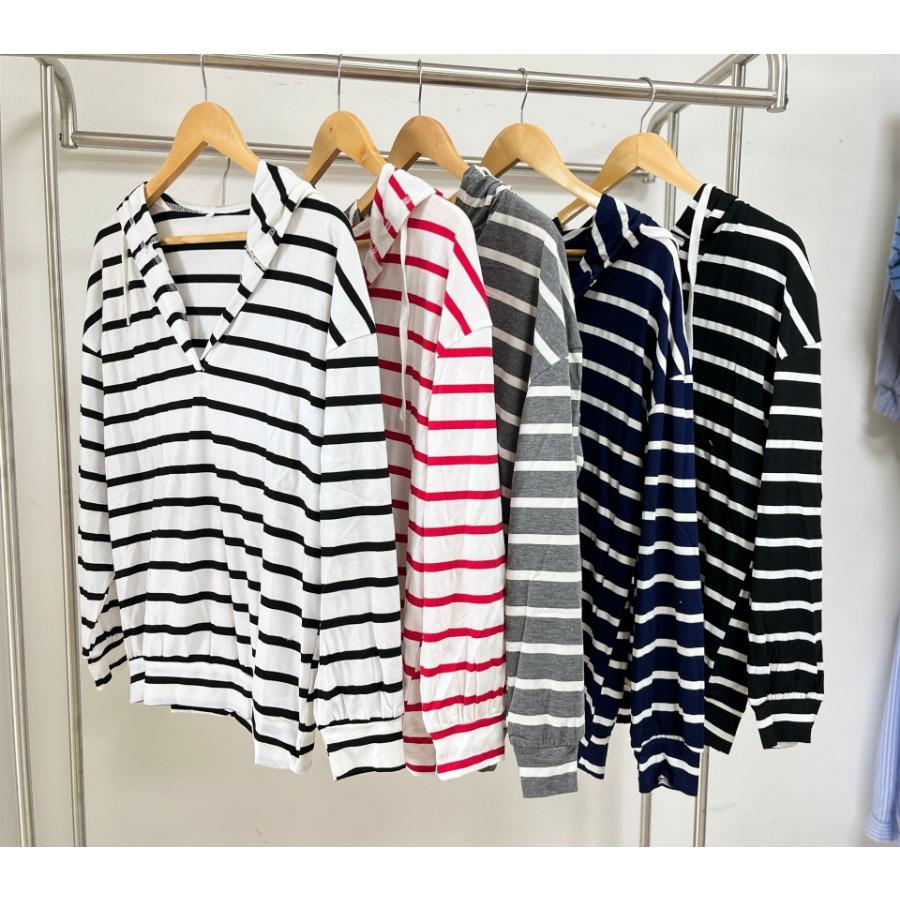 Осень-зима, свитера и длинные рукава, модная женская полосатая одежда, свободная толстовка с капюшоном для женщин, футболка