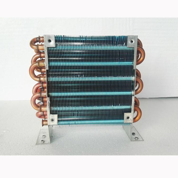 PURSWAVE CP4x6x120 Мини-реберный медно-трубный конденсаторный теплообменник с вентилятором 12В/24В/220В 120*120*50мм Номинальная мощность 600Вт