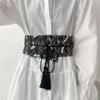 Embroidered Cloth Wide Belt Chinese Style Hanfu Cummerbunds Simple   Girl