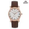 Мужские классические часы Orient с кожаным ремешком OT565MC