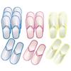 Bulk Purchase Set: Disposable Cleaning Slippers, 10 Pairs (Assorted 3 Colors)