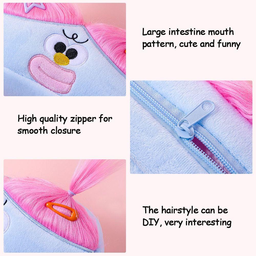 Канцелярский органайзер, сумка для ручек, милый мультяшный пенал, креативная сумка для хранения ручек