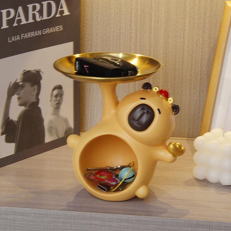 Capibala Key Storage Entrance Decoration Ornaments Entrance Shoe Cabinet Living Room Home Housewarming New Home Gifts