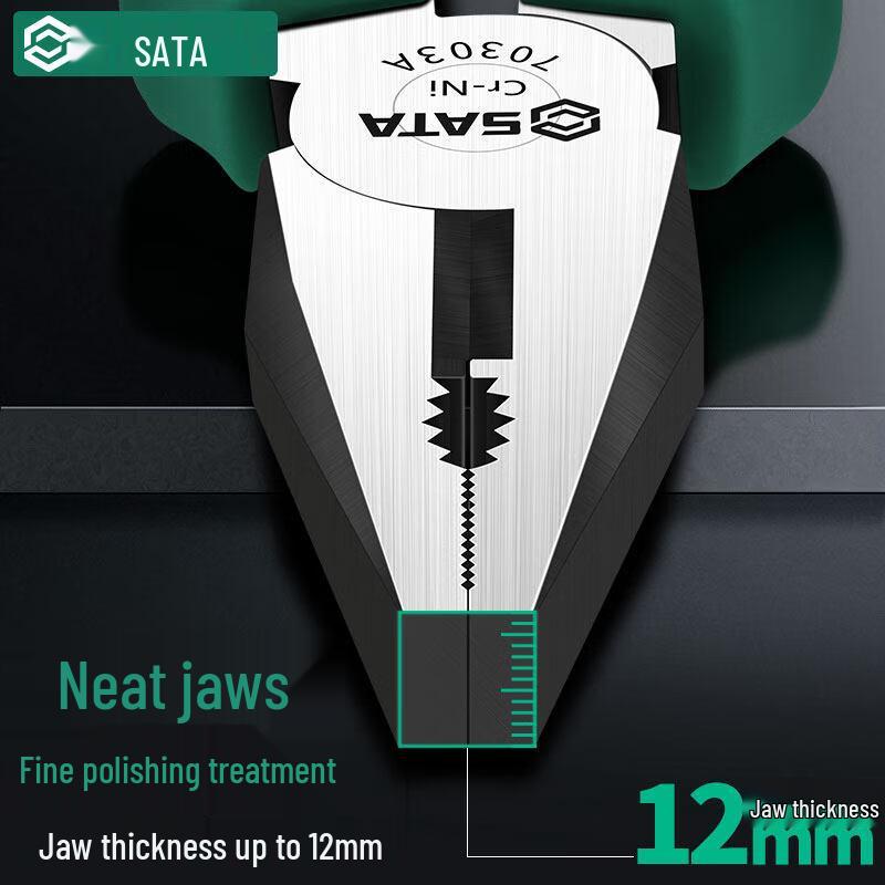 Sata Изогнутые острогубцы из углеродистой стали