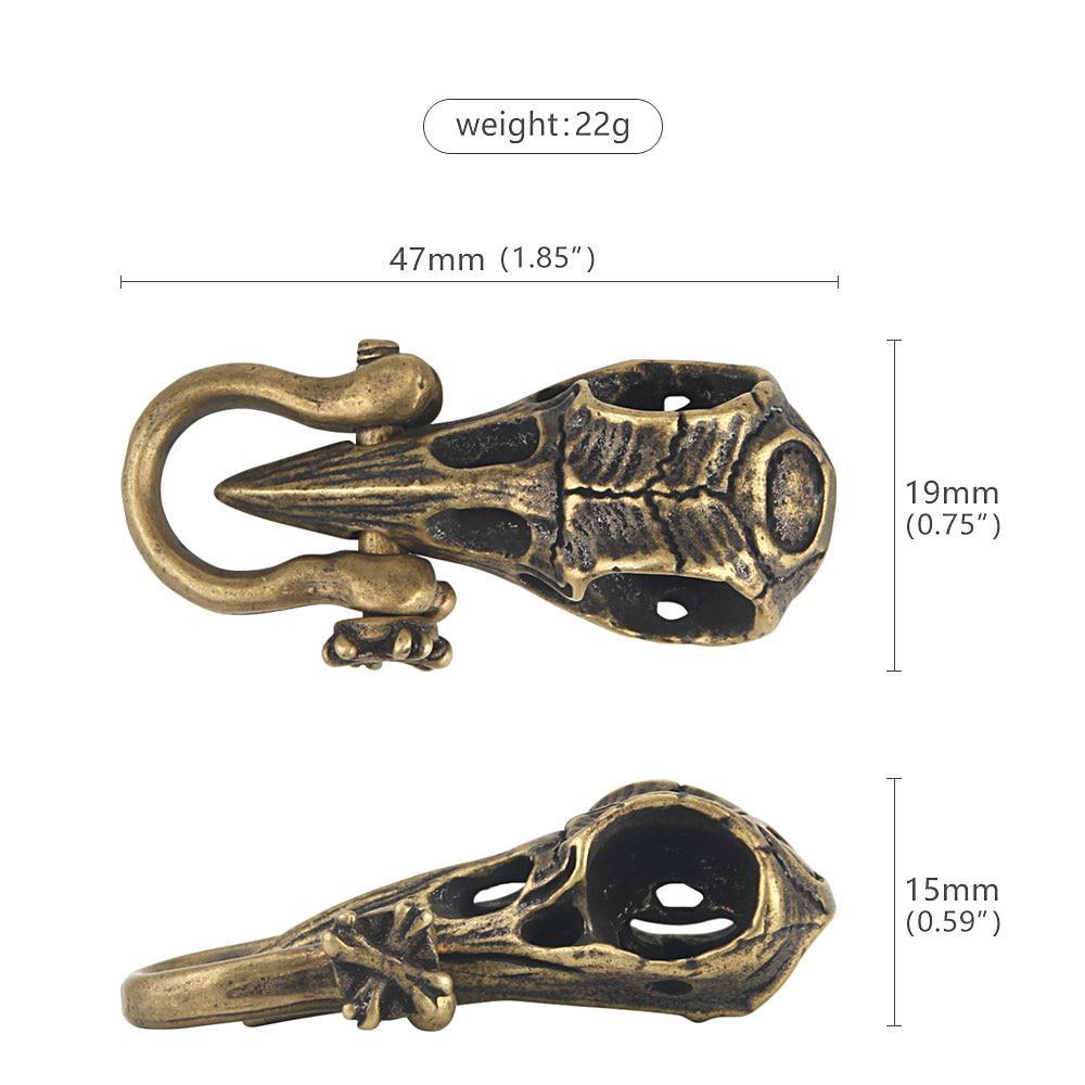 Браслет «сделай сам», аксессуары из паракорда, пряжка, веревка, ремешки из бисера, латунь, ворона, череп, волк для плетения, аксессуары