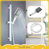 High Quality White Shower Slider Set Wall Mounted Adjustable Shower Lift Rod with Handheld Shower and Hose Bathroom Accessories