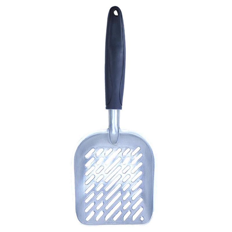 Длинная ручка совок для кошачьего туалета большой металлический совок для кошачьего туалета с глубокой лопатой инструмент для уборки домашних животных