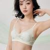 Прохладное и бесшовное нижнее белье с мягкой поддержкой в китайском стиле, ультратонкое, для большой груди, для маленькой груди, пуш-ап, большой открытый бюстгальтер