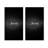 2Pcs Anti-Scratch Car Window Pillar Trim Film Logo Sticker for Jeep Renegade Wrangler JK Grand Cherokee Compass Car Accessories ALW1