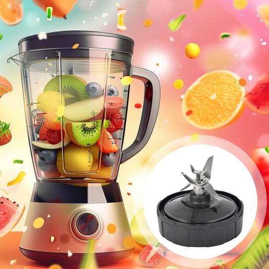 Blender Replacement Parts for Ninja 7 Fins Blade BN401 BN751 BN801 BL480 BL640 Cup Nutri Blender Parts High-Impact Plastic Stainless Steel Extractor