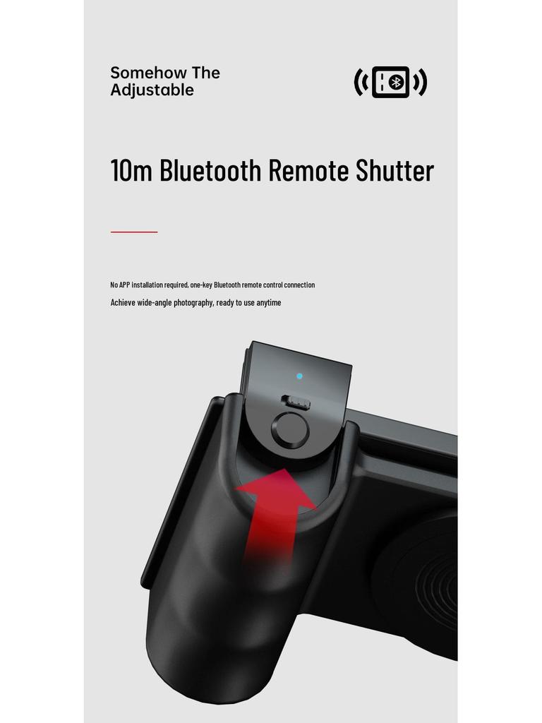 Магнитный Bluetooth-селфи-палка и беспроводное зарядное устройство: Многофункциональная настольная подставка 3-в-1