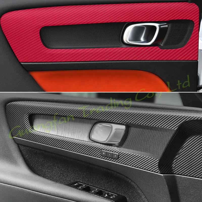 For Volvo XC40 Car-Styling 3D/5D Carbon Fiber Car Interior Center Console Color Molding Sticker Decals Parts Accessories