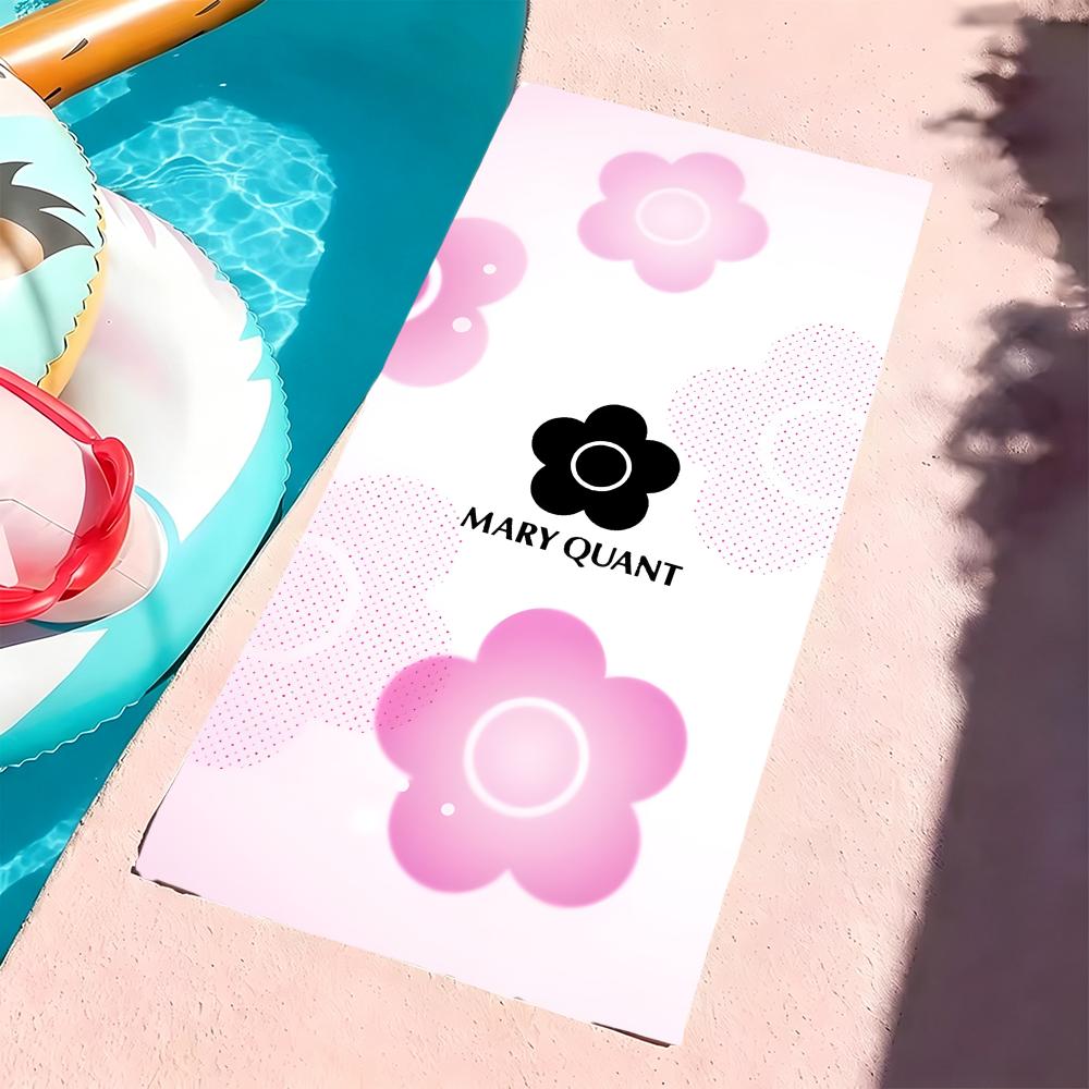M-Mary Quant Полотенце Микрофибра Пляжное Полотенце, Быстросохнущее, Не Прилипает Песок, Ультратонкое Волокно, Супер Мягкое.