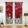 Рождественские Зимние Снежинки Гномы Шторы Декор Для Дома Спальня Кухня Гостиная Украшение Рождественские Подарки Шторы Navidad