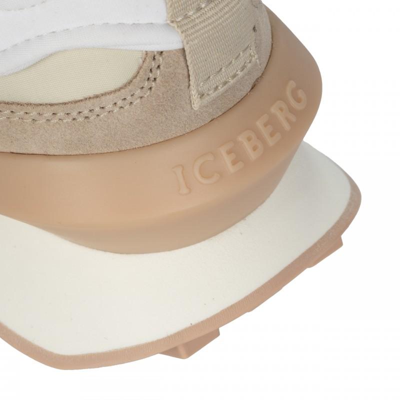 Iceberg luxury Italian sneakers women's shoes sand/pink - Size: 39