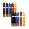 Ink Cartridges - SHOP-STORY - 502 XL - Pack of 10 - Compatible Epson - Multi-colors