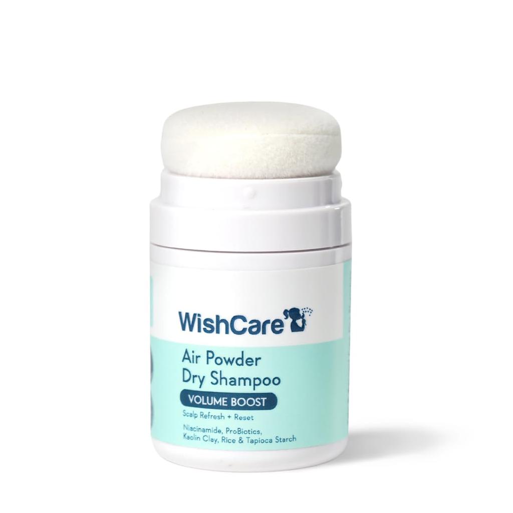 WishCare Air Powder Dry Shampoo 10gm Pack for Oily Hair Scalp Volume Boost Refresh Reset
