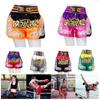 Kickboxing Muay Thai Boxing Shorts Men Women Unisex High Elastic Fight MMA UFC Pants Martial Art Training Running Fitness Gym Workout
