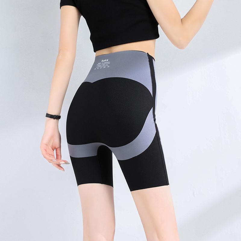 Модные тонкие боксеры для послеродового восстановления, женские защитные брюки с высокой талией, узкие шорты, трусики с сильной подтяжкой живота, ягодиц