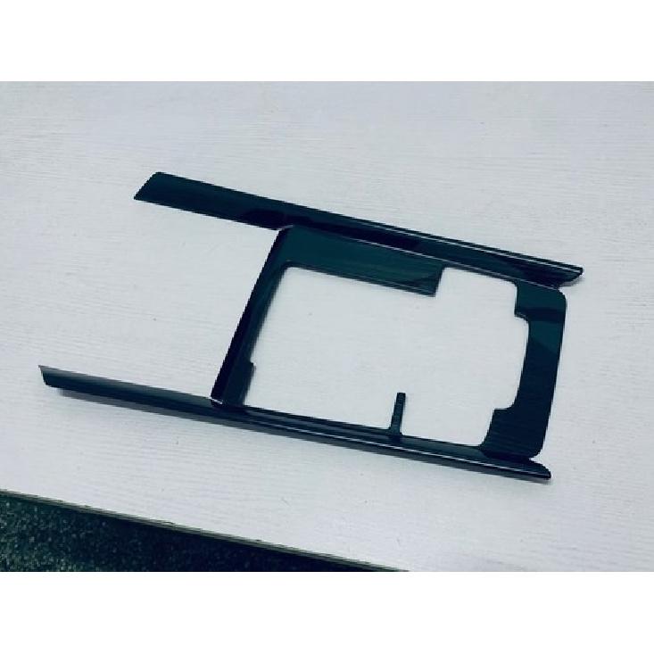 Black Titanium Gear Shift Box Panel Frame Cover Trim For -2024 Mazda CX-50