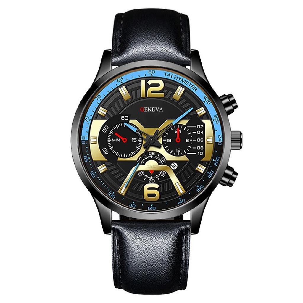 Мужские водонепроницаемые светящиеся наручные часы-будильник для бега