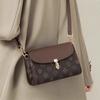 Versatile Single-shoulder Crossbody Women's Bag, Retro Printed Messenger Bag, Fashionable and Casual Small Square Bag for Women