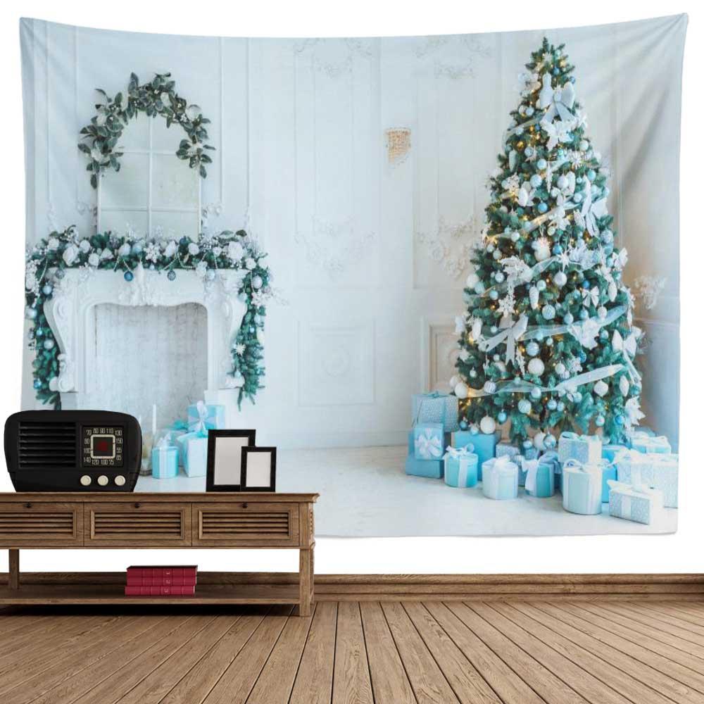 Домашний декор Рождественский настенный гобелен Гостиная Спальня Общежитие Домашний декор С Рождеством