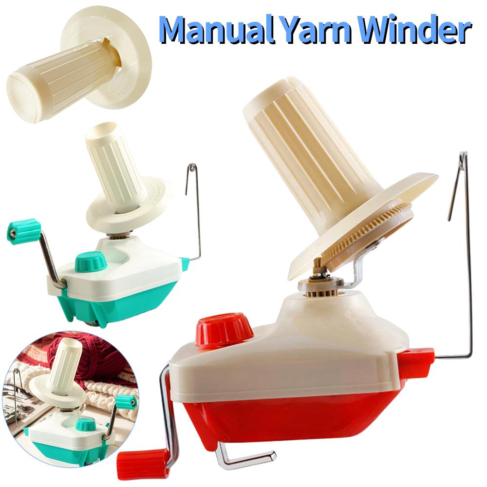Портативная намоточная машина Портативная намоточная машина для пряжи для вязания Клубки ниток Волокна шерсти Шнуры Моток кабеля Ручная намоточная машина