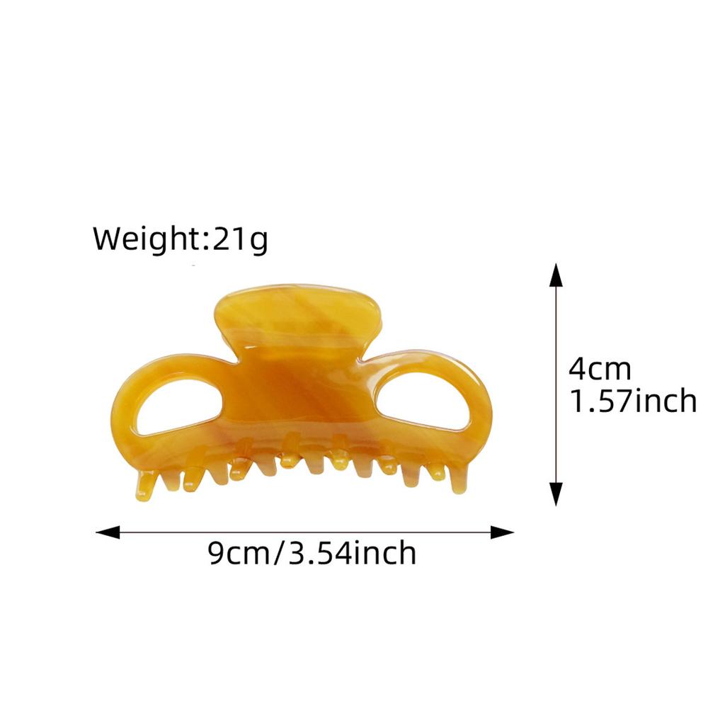 Полый зажим-краб, модная заколка для волос с леопардовым принтом, заколка для волос на затылок, заколка для скрученных волос, заколка-акула