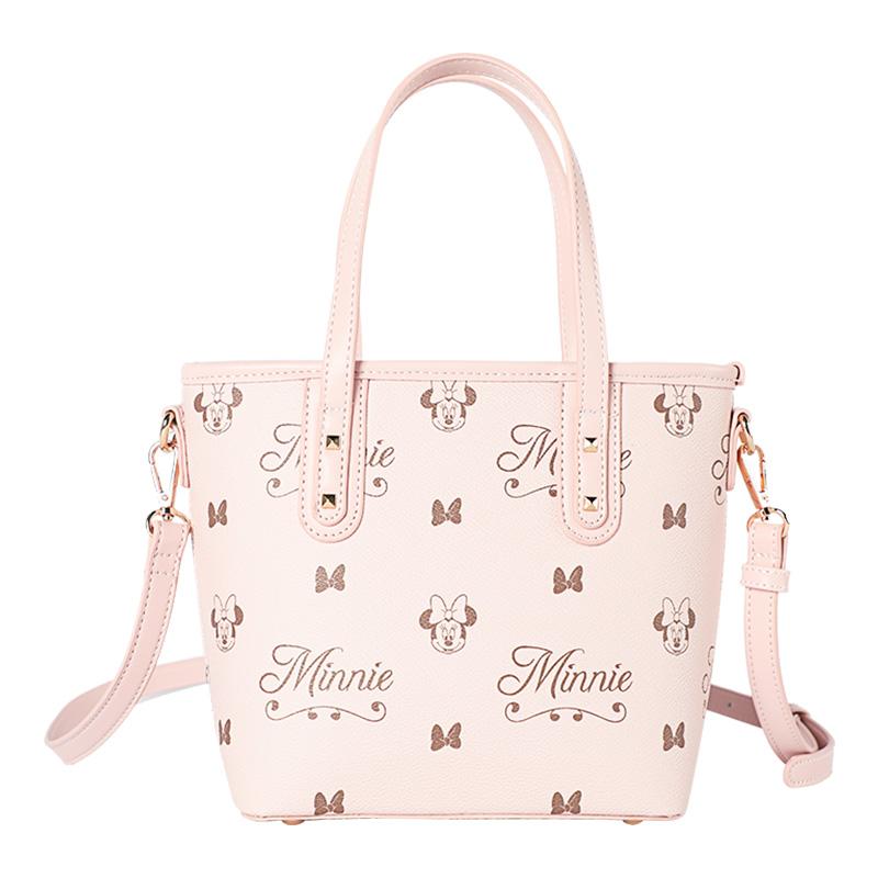 New Disney Minnie Series Synthetic Leather Shoulder Bag, Crossbody Bag, Handbag Regular Women's Pink DHF22691-BA