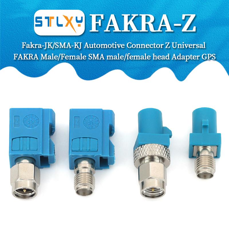 1pcs Fakra-JK/SMA-KJ Automotive Connector Z Universal FAKRA Male/Female SMA male/female head Adapter GPS