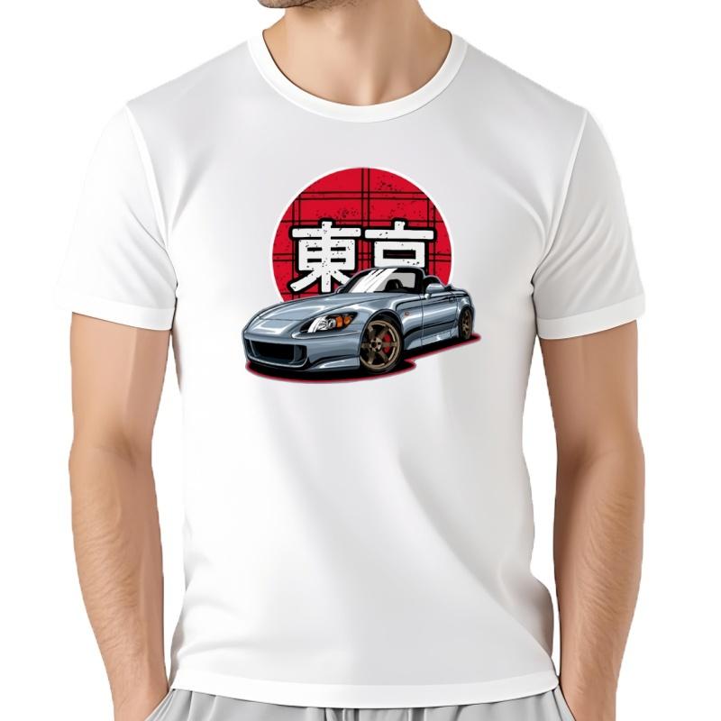 Camiseta Con Estampado De Animales Para NiñOs S2000 S2k Jdm Tokyo Tuner Stance Te37 Ropa GráFica De Gran TamañO