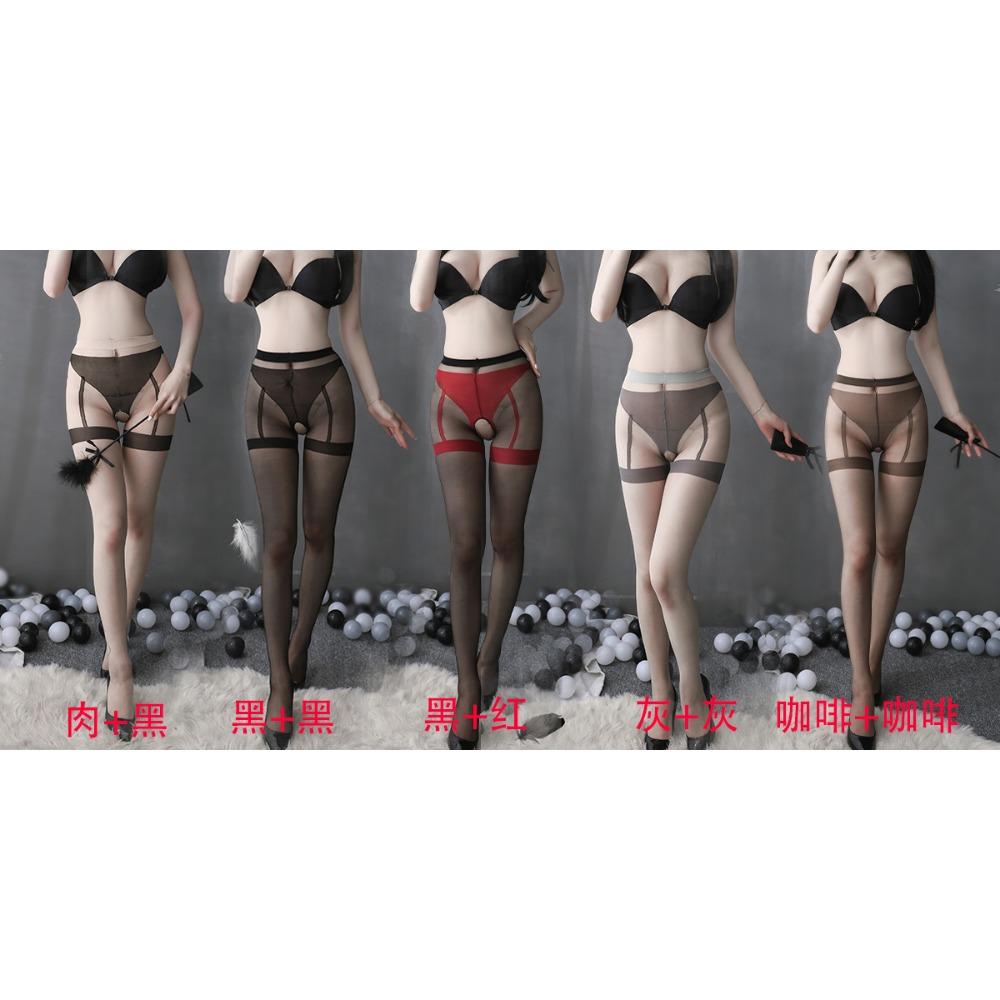 Ультратонкое сексуальное женское белье, чулки с открытой промежностью, секс-товары, соблазнение, разрыв, флирт, черные шелковые колготки без страсти