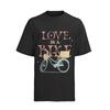 Bio Baumwolle Damen T-Shirt Oversize Fahrrad Bike Rad Tour De France Lustig