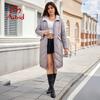 Astrid Женская парка осень-зима большого размера, женская одежда, длинная, утепленная, с капюшоном, женская стеганая куртка, новинка, пальто с разрезом по низу AM-10627
