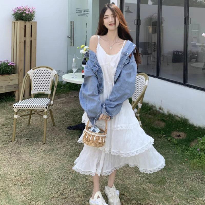 Элегантное летнее пляжное платье Pure Desire: Женский милый драпированный стиль с бретелями для приморского отдыха