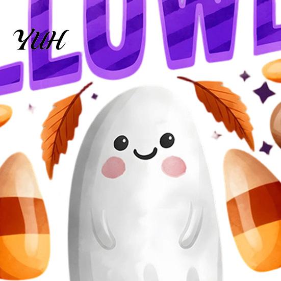 Waterproof PVC Party Decorations Halloween Window Clings, Cute Ghost Pumpkin Skull Happy Sticker, Reusable Decorative Holiday Film Double Sided Static
