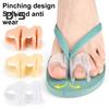 1 Pair Toe Separator with 2 Loop Orthopedic Bunion Valgus Hammertoe Corrector Pain Relief Women Men Foot Alignment Overlapping Toe Spacer Hammer Toe