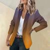 Women's Jacket Long Sleeve Cardigan Collar Single Button Business & Leisure Top