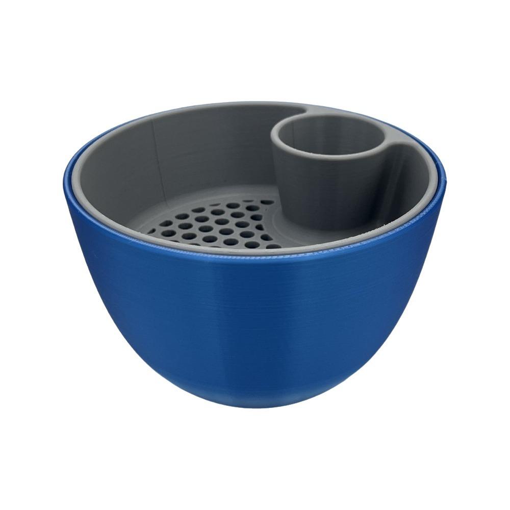3D Printed Double Nut Bowl Round Berry Strainer Basket Practical Snack Serving Bowl Easy To Clean