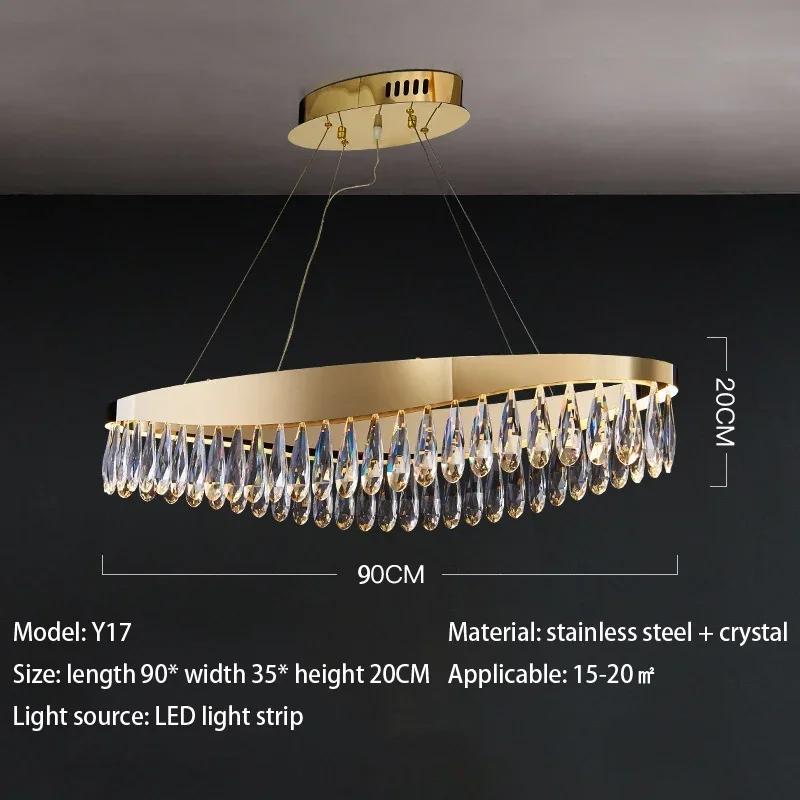 Скандинавская роскошная хрустальная люстра современное украшение дома подвесные светильники лобби кухонный остров отель гостиная спальня освещение
