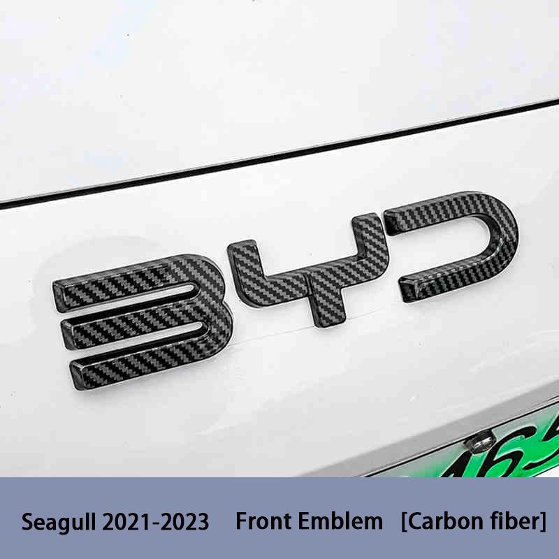 Для BYD Seal 06 DMI Seal 06 GT Seagull Dolphin Передняя эмблема Модификация Черный Воин Значок автомобиля Покрывающие стили Логотип