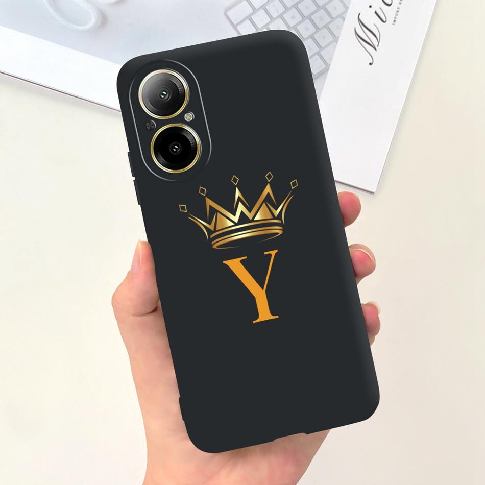 Модный Чехол-Буквы Для Realme C67 4G Мягкий Силиконовый TPU Защитный Чехол Для RealmeC67 C 67 4G RMX3890 Чехлы Для Телефона
