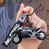 1pc Mini Motorcycle Keychain Cute Model Key Chain Ring Bag Backpack Charm Car Hanging Pendant Motor Racing Boys Girls Gift