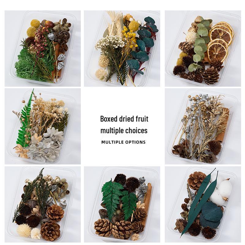 Handmade Mixed Dried Fruits & Flowers DIY Pack for Arranging & Decorating