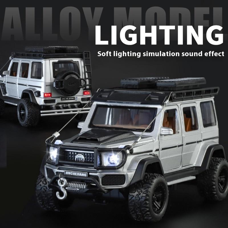 1:32 Mercedes Benz G550 4x4 Off Road SUV Alloy Diecast Model Car Library Bookcase Decorative Ornament Collectibles Automobile