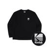 KODAK Big Logo Graphic Long Sleeve T-Shirt Black