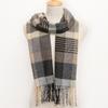 180*35cm Women Winter Unisex Tassel Color Lattice Cashmere Scarves Autumn Long Couple Thinker Warm Female Shawl  Men
